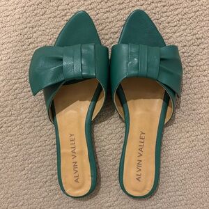 Green Alvin Valley Sandals